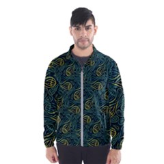 Pattern Abstract Green Texture Men s Windbreaker