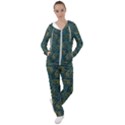 Pattern Abstract Green Texture Women s Tracksuit View1