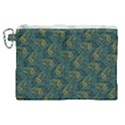 Pattern Abstract Green Texture Canvas Cosmetic Bag (XL) View1