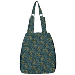 Pattern Abstract Green Texture Center Zip Backpack