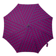 Heart Love Romantic Cute Pattern Hook Handle Umbrellas (medium)