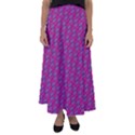 Heart Love Romantic Cute Pattern Flared Maxi Skirt View1