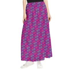 Heart Love Romantic Cute Pattern Maxi Chiffon Skirt