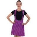 Heart Love Romantic Cute Pattern Velvet Suspender Skater Skirt View1