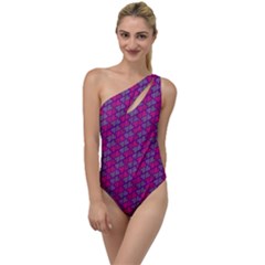 Heart Love Romantic Cute Pattern To One Side Swimsuit