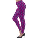 Heart Love Romantic Cute Pattern Lightweight Velour Leggings View3