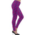 Heart Love Romantic Cute Pattern Lightweight Velour Leggings View4