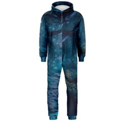 Path Forest Wood Light Night Hooded Jumpsuit (men)