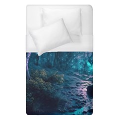 Path Forest Wood Light Night Duvet Cover (single Size)