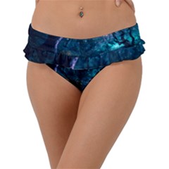 Path Forest Wood Light Night Frill Bikini Bottoms