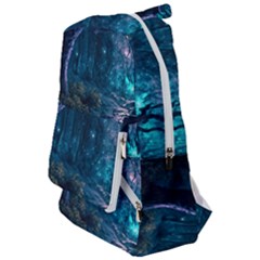 Path Forest Wood Light Night Travelers  Backpack