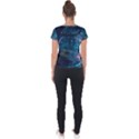 Path Forest Wood Light Night Short Sleeve Sports Top  View2