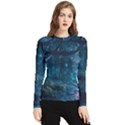 Path Forest Wood Light Night Women s Long Sleeve Rash Guard View1