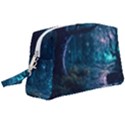 Path Forest Wood Light Night Wristlet Pouch Bag (Large) View1