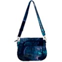 Path Forest Wood Light Night Saddle Handbag View3