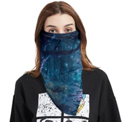 Path Forest Wood Light Night Face Covering Bandana (triangle) by Jancukart