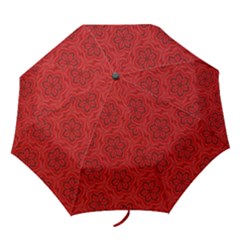 Floral Pattern Background Flowers Folding Umbrellas