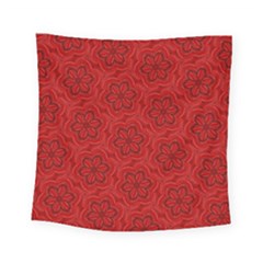 Floral Pattern Background Flowers Square Tapestry (small)