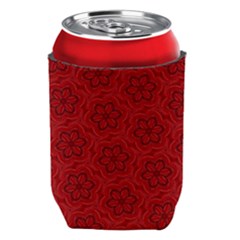 Floral Pattern Background Flowers Can Holder