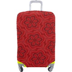 Floral Pattern Background Flowers Luggage Cover (large) by Jancukart