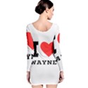 I love wayne Long Sleeve Bodycon Dress View2