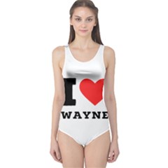 I Love Wayne One Piece Swimsuit by ilovewhateva