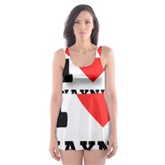 I Love Wayne Skater Dress Swimsuit by ilovewhateva