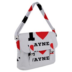 I Love Wayne Buckle Messenger Bag by ilovewhateva