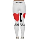 I love wayne Lightweight Velour Classic Yoga Leggings View2