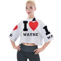 I love wayne Mock Neck Tee View1