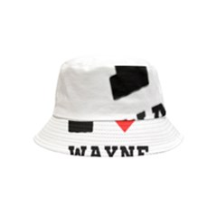 I Love Wayne Inside Out Bucket Hat (kids)