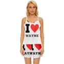 I love wayne Satin Pajama Short Set View1