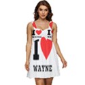 I love wayne Ruffle Strap Babydoll Chiffon Dress View1