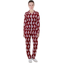 Ladybug Vector Geometric Tile Pattern Casual Jacket And Pants Set by GardenOfOphir