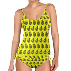 Ladybug Vector Geometric Tile Pattern Tankini Set by GardenOfOphir