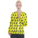 Ladybug Vector Geometric Tile Pattern Casual Zip Up Jacket View1