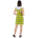 Ladybug Vector Geometric Tile Pattern Racer Back Hoodie Dress View2