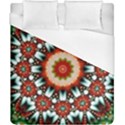 Kaleidoscope Floral Pattern Rosette Duvet Cover (California King Size) View1