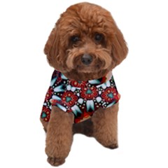 Kaleidoscope Floral Pattern Rosette Dog T-shirt