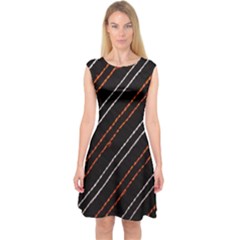 Art Pattern Design Artwork Capsleeve Midi Dress