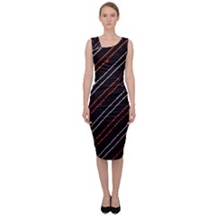 Art Pattern Design Artwork Sleeveless Pencil Dress