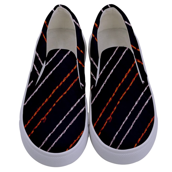 Art Pattern Design Artwork Kids  Canvas Slip Ons