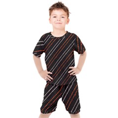 Art Pattern Design Artwork Kids  Tee And Shorts Set