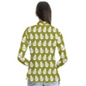 Ladybug Vector Geometric Tile Pattern Drape Collar Cardigan View2