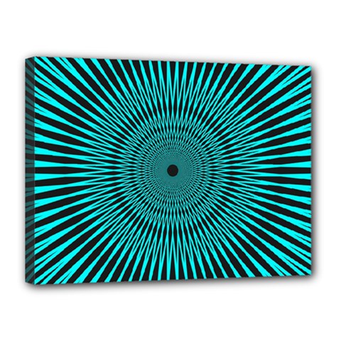 Illusion Geometric Background Canvas 16  X 12  (stretched)