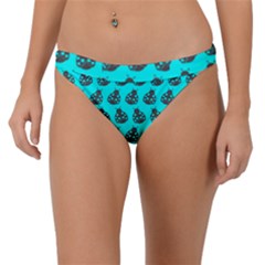 Ladybug Vector Geometric Tile Pattern Band Bikini Bottoms by GardenOfOphir