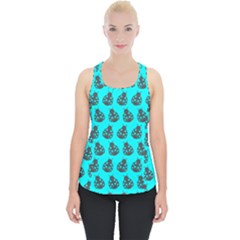 Ladybug Vector Geometric Tile Pattern Piece Up Tank Top by GardenOfOphir