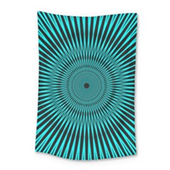 Illusion Geometric Background Small Tapestry