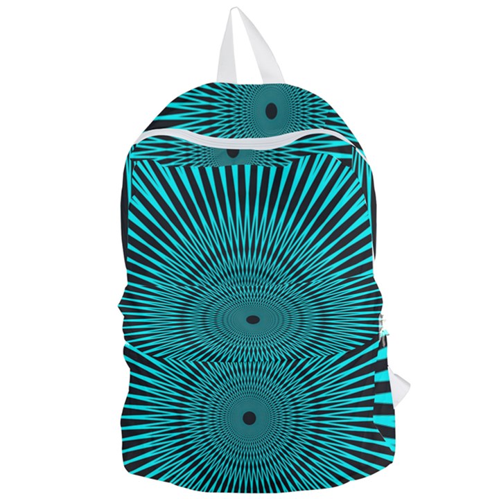 Illusion Geometric Background Foldable Lightweight Backpack