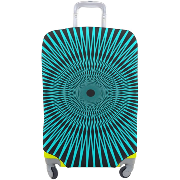 Illusion Geometric Background Luggage Cover (Large)